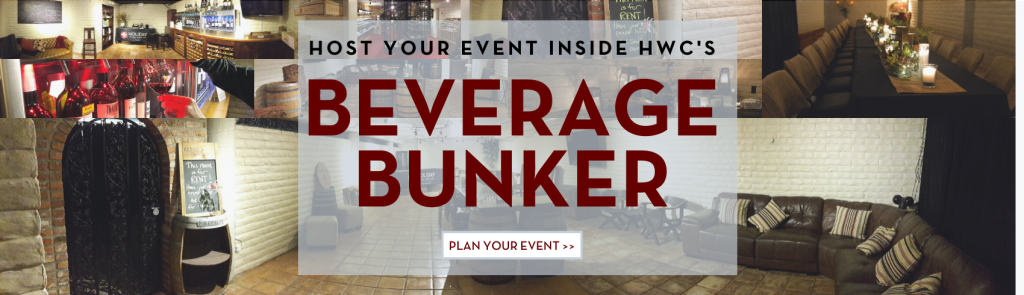 Host Your Event Inside HWC's Beverage Bunker