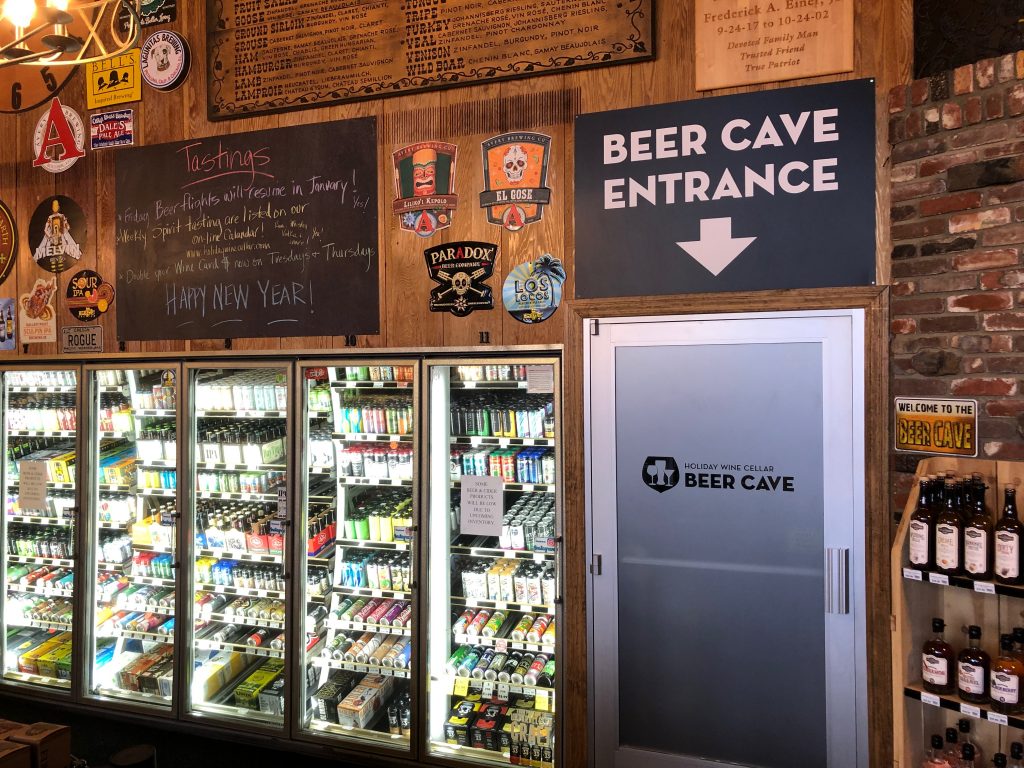 Dedicated Beer Cave inside HWC