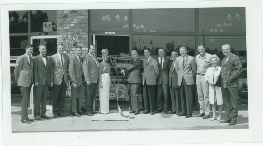 Ribbon Cutting Ceremony opening day in 1965 at HWC
